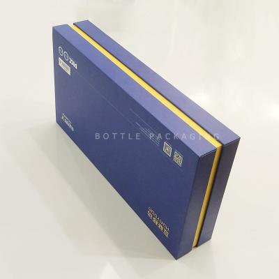 China Hot Sale Logo Rectangle Rigid Luxury Packaging Box Design Custom Product Packaging Box for sale