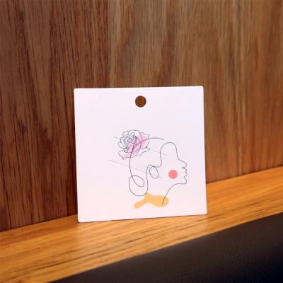 China Durable Wholesale Custom Printed Jewelry Kraft Paper Board Printing Products Full Color Paper Card for sale