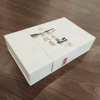 China Recyclable Wholesale Magnetic Cardboard Packaging Box Rectangle Luxury Custom Tea Gift Boxes for sale