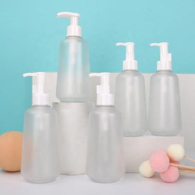 China High Quality Wholesale Plastic Matte Shampoo Bottle Household Products 250ml Plastic Packaging Bottles 120ml Cosmetic Bottle for sale