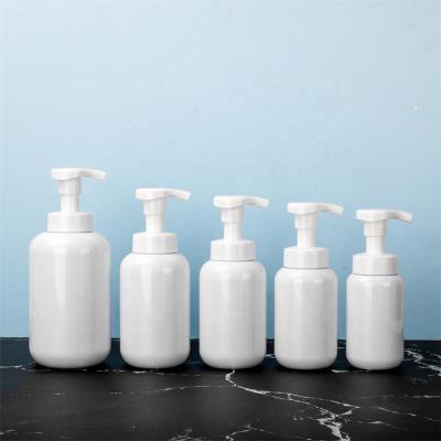 China 40/410 Neck Size Wholesale Cosmetic White Foaming Foaming Hand Soap Bottle Plastic Foam Bottle 5oz 150ml 200ml 250ml 300ml 500ml for sale