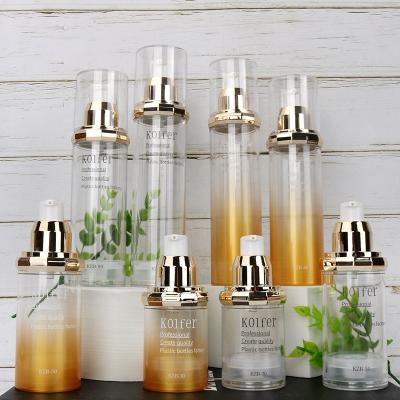 China Household Products Multi-Size Vacuum Skin Care Round Airless Lotion Pump Bottles Can Be Customized For Refilling Cosmetic Packaging Bottles for sale