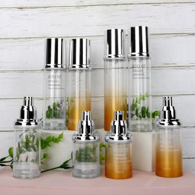 China High Quality Household Products Luxury Airless Pump Bottle 100ml AS Plastic Bottle Cosmetic Packaging Wholesale for sale