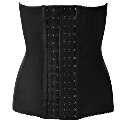 China S-6XL Waist Shaper Strap Nylon Compression 6 Row Adjustable Stomach Trainer Waist Trainer Strap Beige Black Plus Long Torso Corset Double for sale