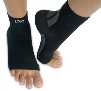 China Antibacterial Unisex Compression Foot Sleeve / Fasciitis Compression Ankle Brace / Foot Sock for sale