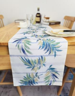 China Printing custom polyester printed antumn table runners for sale