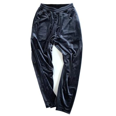 China Wholesale QUICK DRY Hip Hop Streetwear Casual Plain Jogger Sports Gym Jogging Track Sweated Velvet Men Pants for sale