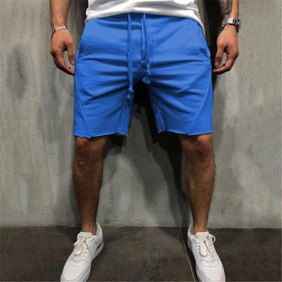 China Breathable High Quality Sports Leisure Fitness Men's Straight Custom Gym Shorts With Pouch for sale