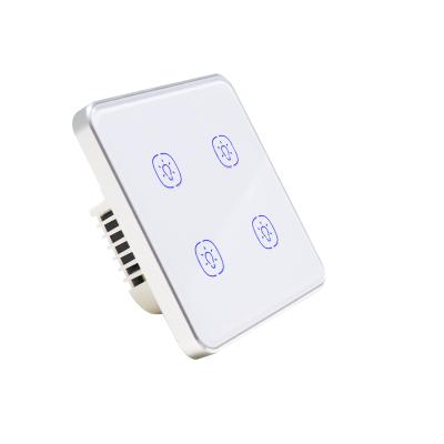 China Lightweight Tuya Zigbee Wireless 4 Channel Remote Control Switch 220v for sale