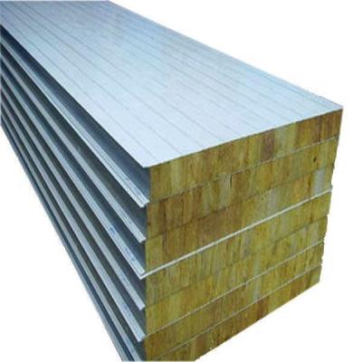 China Industry Sound Proof Fire Proof Rock Wool Sandwich Panel For Clean Room Panel for sale