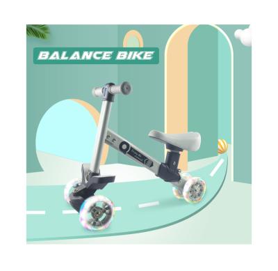 China Ride On Happy Toy Wholesale 3 Flashing Wheel In 1 Kids Balance Bike for sale