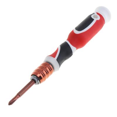 China Plastic Adjustable 3.0mm Dual Function Screwdriver with Phillips and Slotted for Office/Home Use for sale