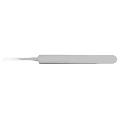 China Face Remover 117MM Stainless Steel Tweezers Blackhead Button Straight Comedone Tweezers For Face Remover for sale