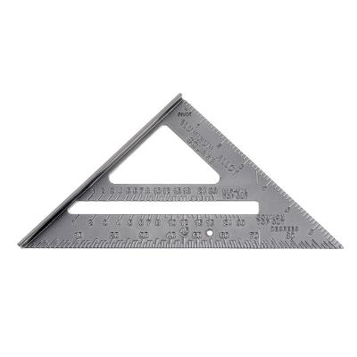 China For Industrial Measuring 7 Inch Aluminum Alloy Triangle Ruler Right Angle Drafting Tool for Industrial/Carpenter Measuring with 0.1 Accuracy and 1 Sc for sale