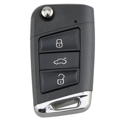 China 3 Button Car Styling Flip Folding Key Fob Fit For V - W / V-olks-wagen golf 7 M-K7 BAYD224 for sale