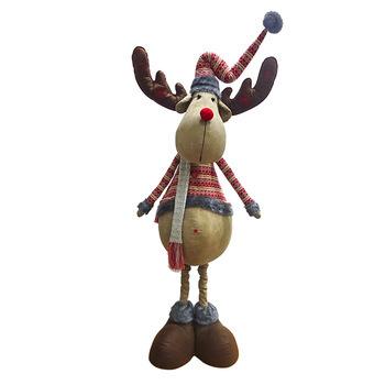 China Christmas reindeer statue toys Christmas decoration160CM plush new products large for sale for sale