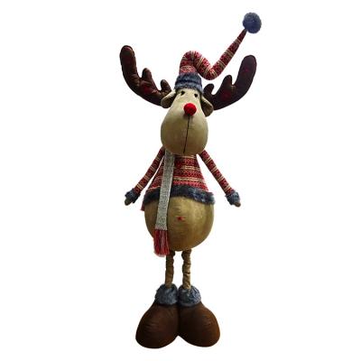 China Chinese Real Life Plush Manufacturer Christmas Reindeer Decorations for sale