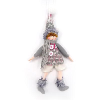 China 16CM Plush Christmas Doll Boy Christmas Novelty Products Hanging Halloween Decoration for sale