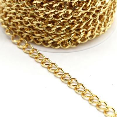 China Wholesale Custom Brass+ Cuban Link Zircons Hip Hop Chains Mens 18k Gold Plated Chain Necklace for sale