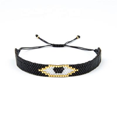 China Wholesale Fashion Miyuki Evil Eyes Bracelet Women 2020 Best-selling Environmentally Friendly Christmas Gift for sale