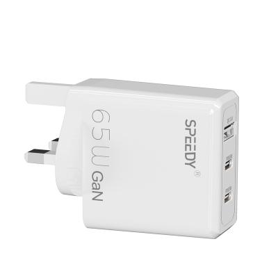 China Original Usb Type C UK Mobile Wall Plug Block PD 65W Phone Charging Super Fast Charger Compatibility For Samsung Galaxy Tablet for sale