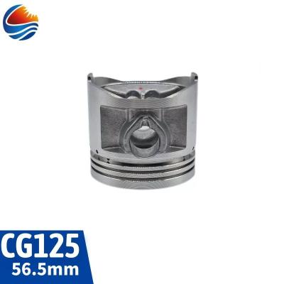 China Al Made in China Engine Parts Motorcycle Piston Parts Piston 13101-383-000 For Honda CG125 56.5mm for sale