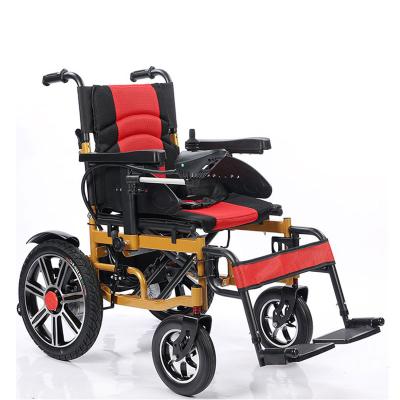 China People With Reduced Mobility Thickened Smart Electric Wheelchair Disabled Elderly Scooter Foldable Anti-slope Four-wheel Damping Model for sale