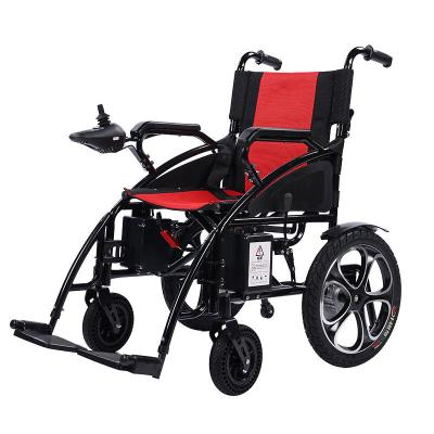 China People With Small Home Single Trolley Older Disabled Foldable Wheeled Ultralight Reduced Electric Wheelchair Mobility Scooter Mobility Wheelchair for sale