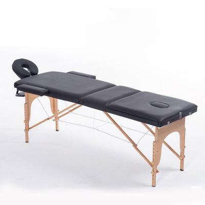 China New Portable 3 Sections Massage Bed Tattoos Hospital Spa Beauty Modern Foldable Diagnosis Table for sale