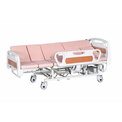 China Professional Manufacturer Multifunction Electric Folding Commercial Furniture Nursing Medical Bed With Wheelchair for sale