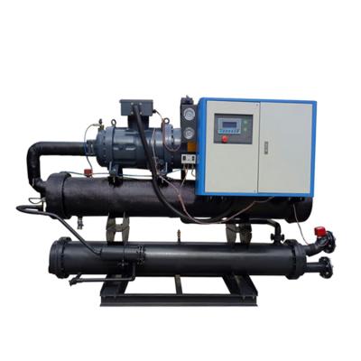 China Industrial Cooling Solutions Screw Carrier Central Cooler System Industrial Water Cooled Screw Mounted Chillers for sale