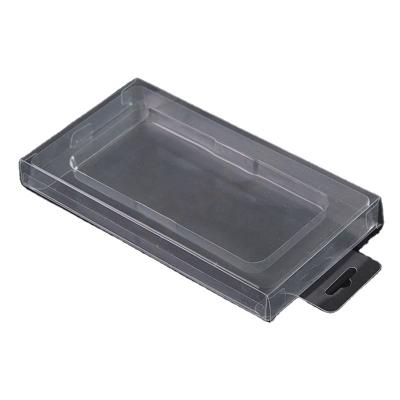 China Recyclable Clear Plastic Folding Box With Inner Tray For Mobile Phone Case Packaging for sale