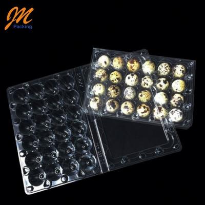 China Clear ; Recycle; Low price and factory price high quality clear disposable PET quail egg plastic carton for supermarket for sale