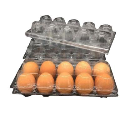 China Lock By Buttons Cheap Transparent Plastic Egg Box Manufacturer for sale