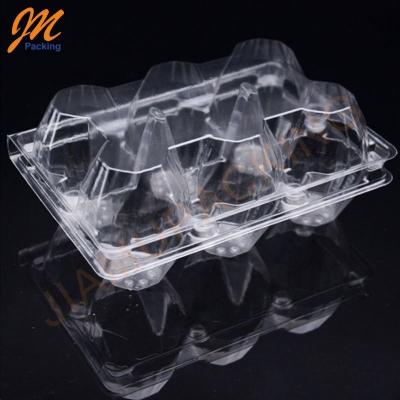 China Large recyclable plastic egg cartons for sale, hotsale egg tray for duck eggs, wholesale egg packaging box for sale