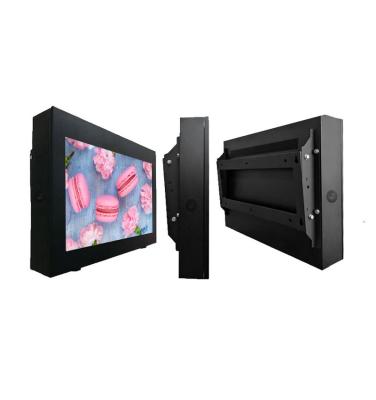 China Outdoor ODM 55 Inch Customized Large Wall Mounted LCD IP65 Media Player Waterproof / Dual System Waterproof Outdoor Digital Signage for sale