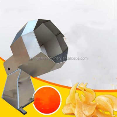 China Factory snack seasoning machine octagonal disk fried peanut seasoning machine drum machine for sale