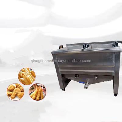 China food & Beverage factory deep fryer commercial deep potato fryer machine square electric chicken countertop stainless steel for sale