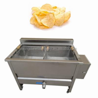 China food & Beverage factory deep fryer commercial deep potato fryer machine square electric chicken countertop stainless steel for sale