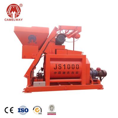 China Construction Industry For 50m3/h Concrete Batching Plant JS1000 Concrete Mixer Cement for sale