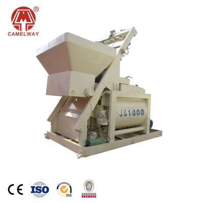 China Double Shaft High Tech Twin Shaft Mixer Electric Concrete Cubic Mixer In Sri Lanka Price for sale