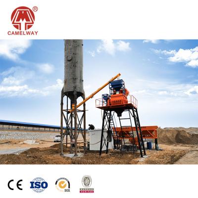 China JS500 Construction Projects Concrete Mixer Machine HZS25 25m3/h Concrete Batching Plant Supplier for sale