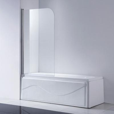 China Frameless Custom Height Glass Adjustable Shower Bath Screen JP103 for sale