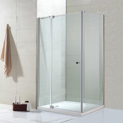 China Modern Corner Shower Glass Enclosure With Tray for sale