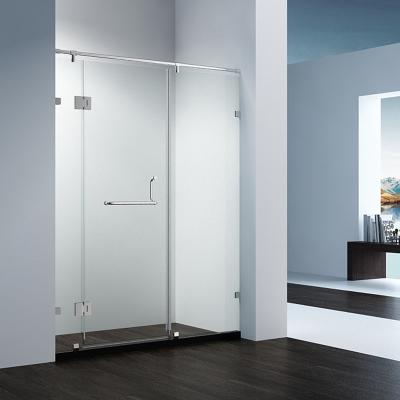 China JL713 Modern Frameless Style Hinge Glass Fixed Shower Screen for sale