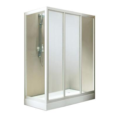 China With View Luxury Pattern Glass Panel Shower Enclosure In Dubai With Aluminum Frame JP603C for sale