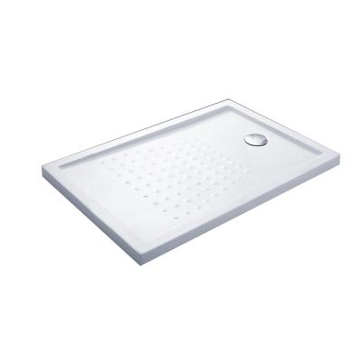 China Modern High Quality Custom Made 100% Acrylic Solid Outdoor Corner Shower Tray for sale