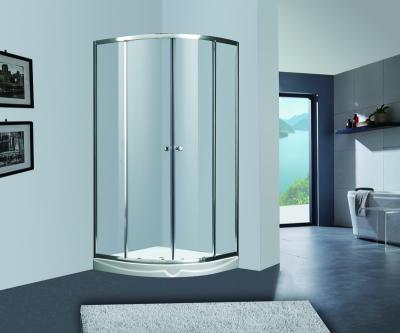 China Modern Cheap Quadrant Corner Curved Glass Sliding Shower Enclosure JK5402 for sale