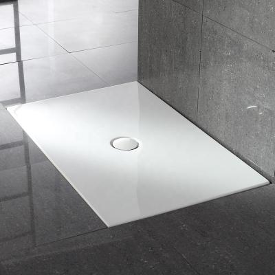 China Modern Custom Made Fiberglass Shower Base Acrylic Shower Tray for sale