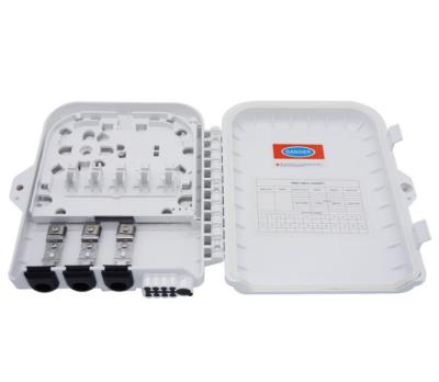 China FTTH FTTB FTTX Network China Good Quality 16 Fiber Fiber Splitter Nap Outdoor Termination Box For ftth for sale